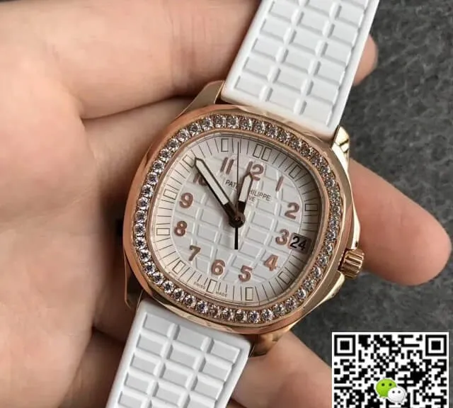 Patek Philippe Aquanaut 5068R-010 PPF Factory 1:1 Best Edition Replica Watch Diamond Bezel