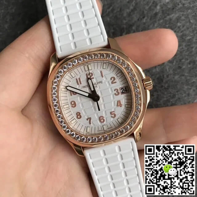 Patek Philippe Aquanaut 5068R-010 PPF Factory 1:1 Best Edition Replica Watch Diamond Bezel