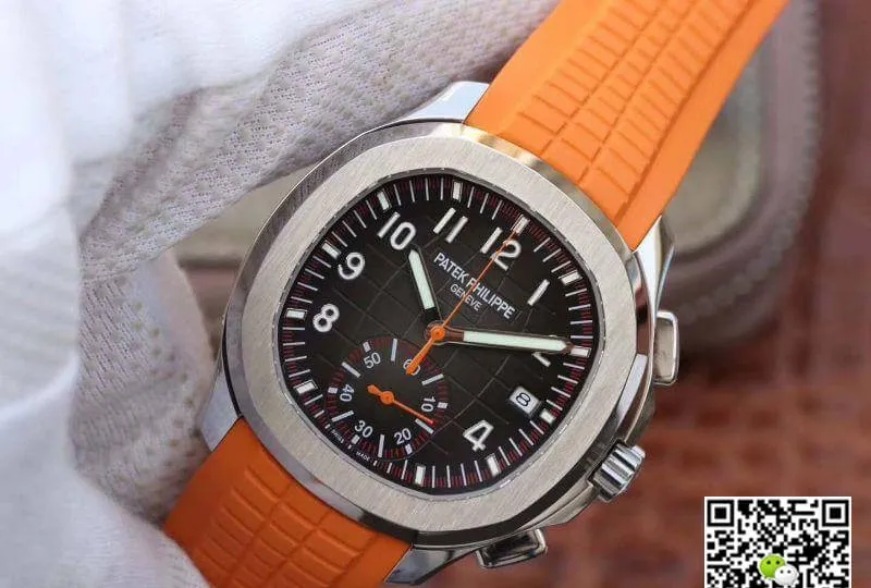 Patek Philippe Aquanaut 5968A-001 1:1 Best Edition Replica Watch Swiss ETA7750 Coffee Dial