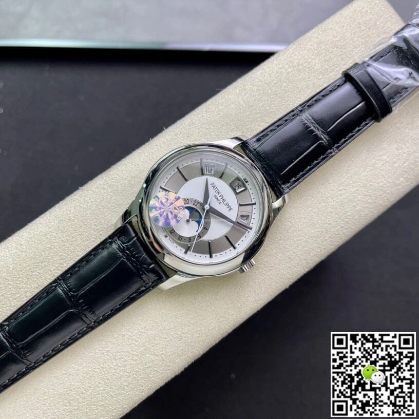 Patek Philippe Complications 5205G-001 GR Factory 1:1 Best Edition Replica Watch Grey Dial