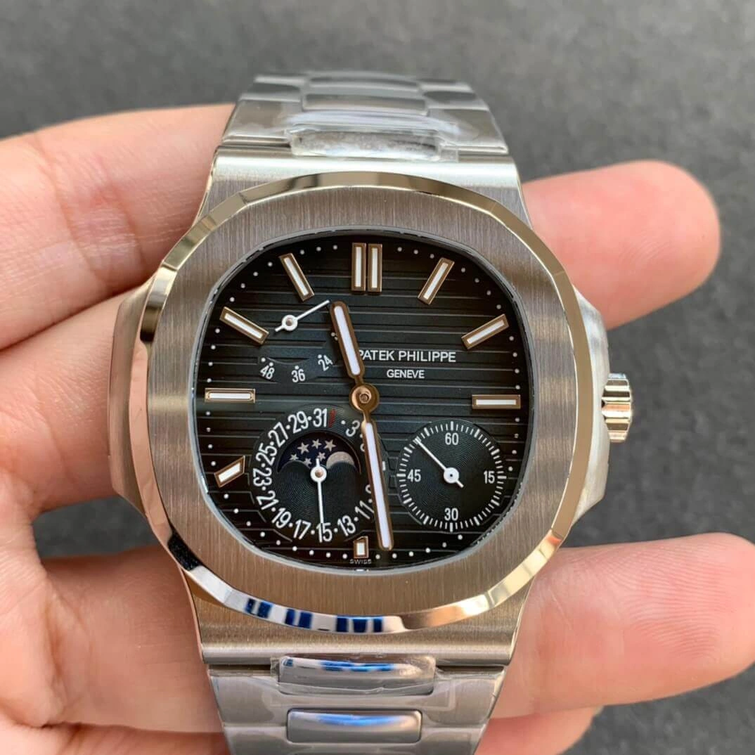 Patek Philippe Nautilus 5712 1A-001 ZF Factory 1:1 Best Edition Replica Watch Titanium Case