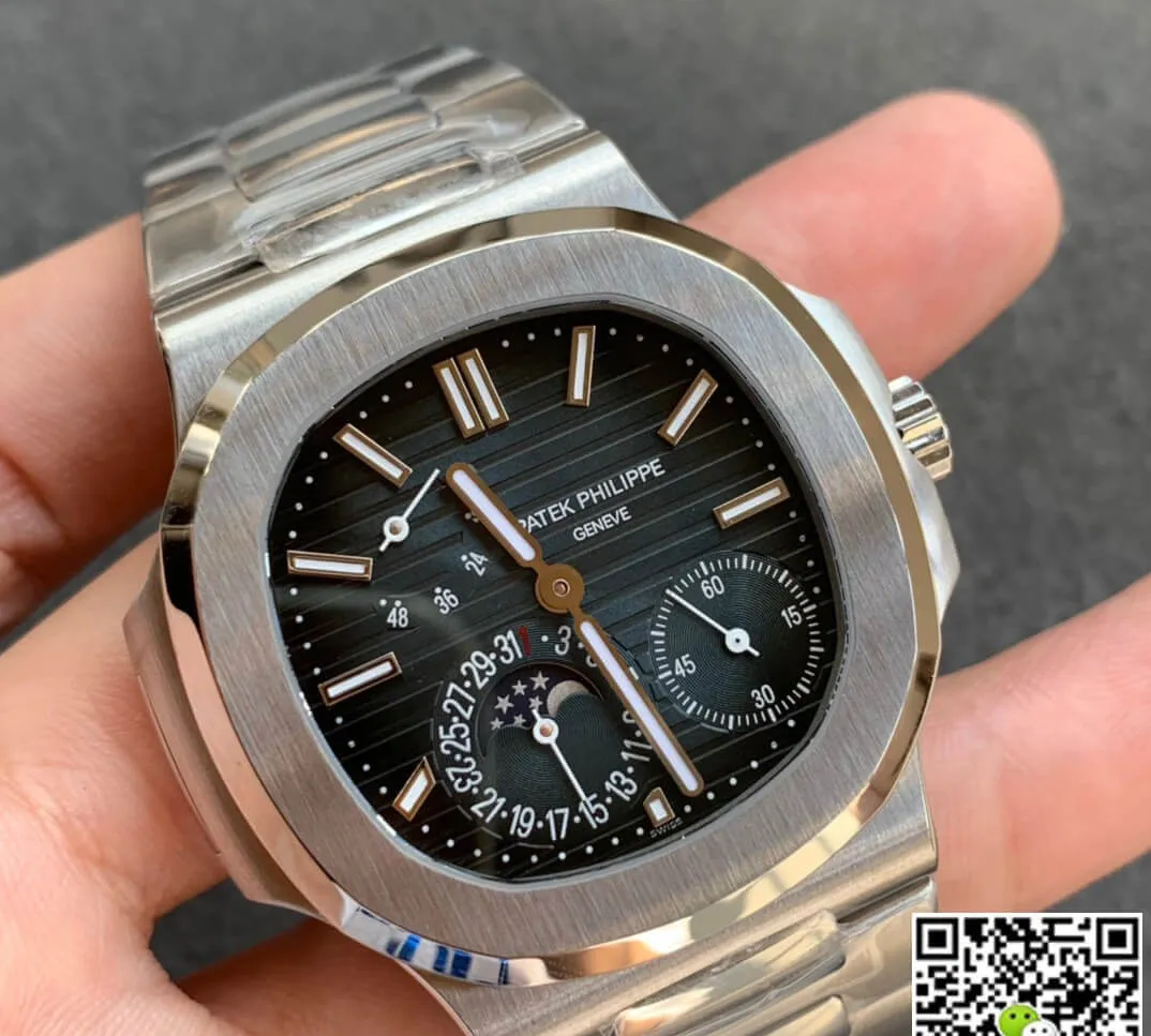 Patek Philippe Nautilus 5712 1A-001 ZF Factory 1:1 Best Edition Replica Watch Titanium Case