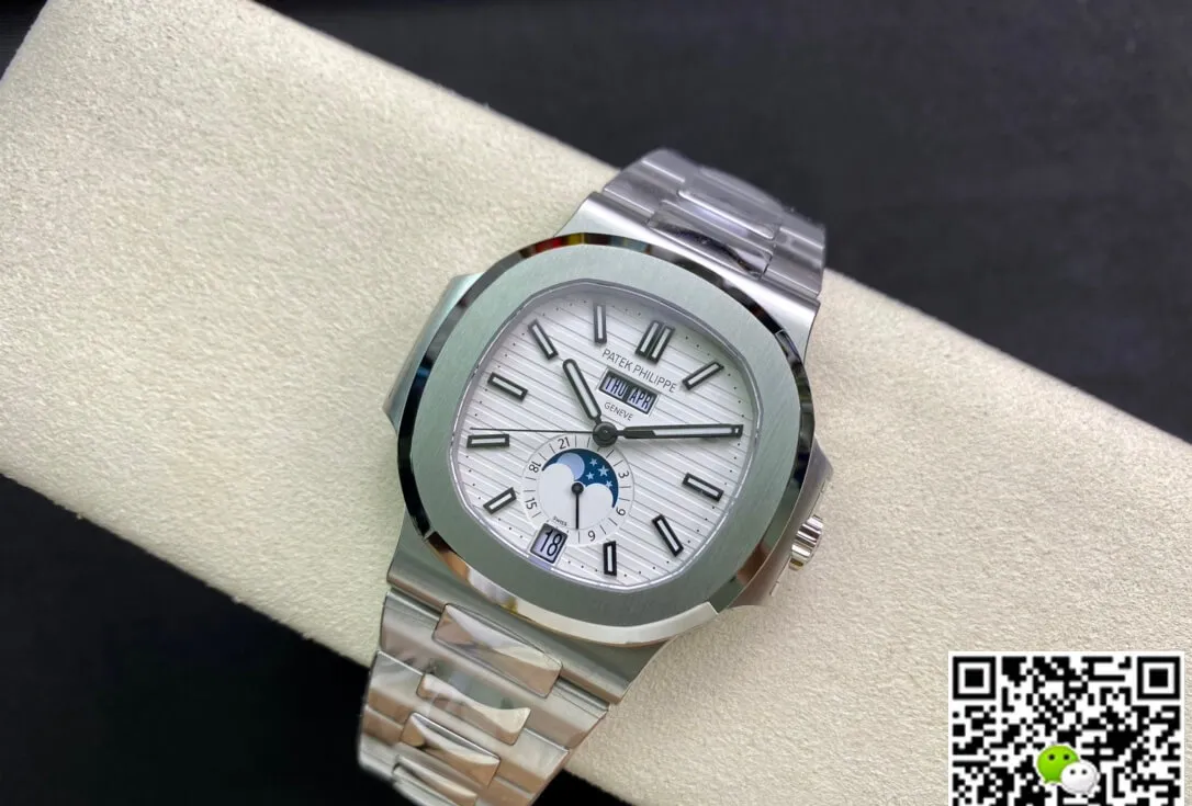 Patek Philippe Nautilus 5726 1A-010 PPF Factory 1:1 Best Edition Replica Watch Silver Strap
