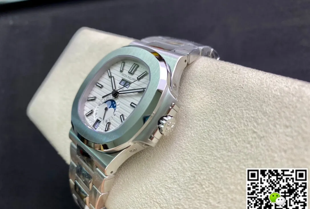 Patek Philippe Nautilus 5726 1A-010 PPF Factory 1:1 Best Edition Replica Watch Silver Strap