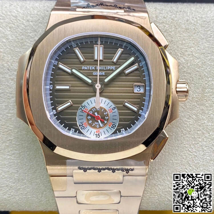Patek Philippe Nautilus 5980-1R 3K Factory 1:1 Best Edition Replica Watch V2 Titanium Case