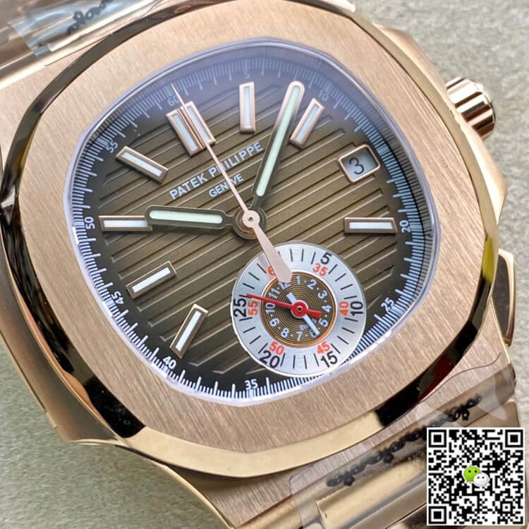 Patek Philippe Nautilus 5980-1R 3K Factory 1:1 Best Edition Replica Watch V2 Titanium Case