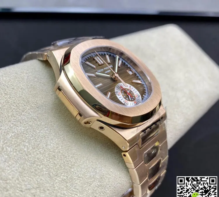 Patek Philippe Nautilus 5980-1R 3K Factory 1:1 Best Edition Replica Watch V2 Titanium Case