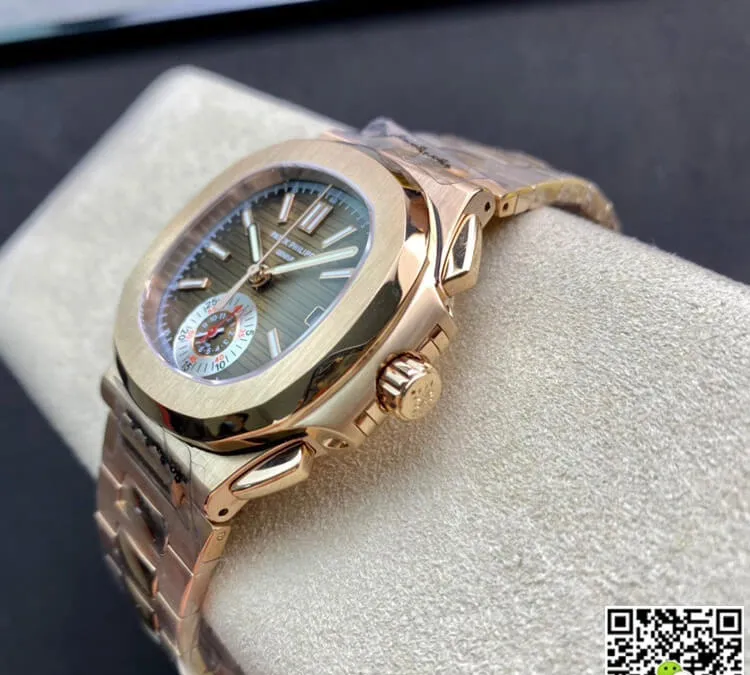 Patek Philippe Nautilus 5980-1R 3K Factory 1:1 Best Edition Replica Watch V2 Titanium Case