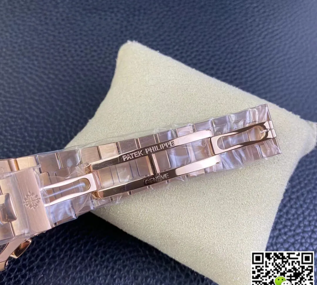 Patek Philippe Nautilus 5980 1R-001 3K Factory 1:1 Best Edition Replica Watch V2 Black Dial