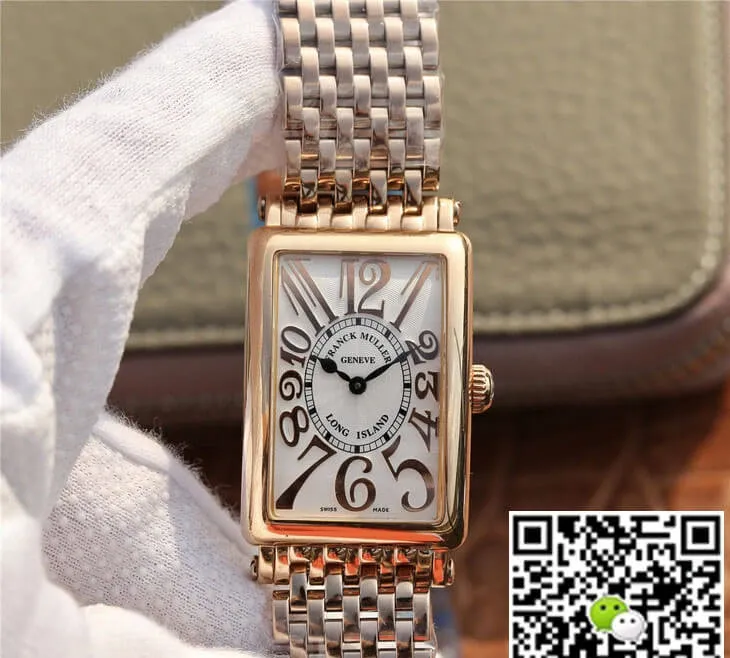 Franck Muller LONG ISLAND 952 Ladies ABF Factory 1:1 Best Edition Replica Watch Gold Strap