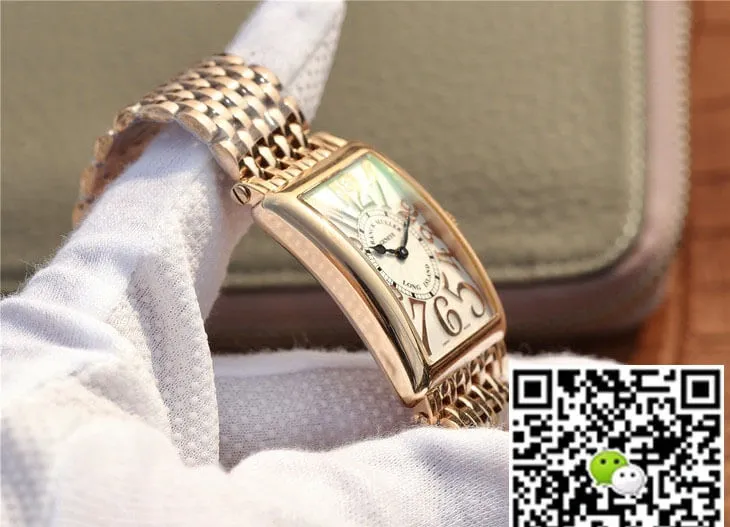 Franck Muller LONG ISLAND 952 Ladies ABF Factory 1:1 Best Edition Replica Watch Gold Strap