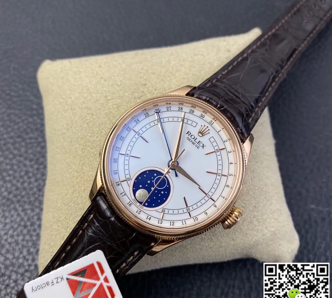 Rolex Cellini M50535-0002 KZ Factory 1:1 Best Edition Replica Watch Stainless Steel Bezel