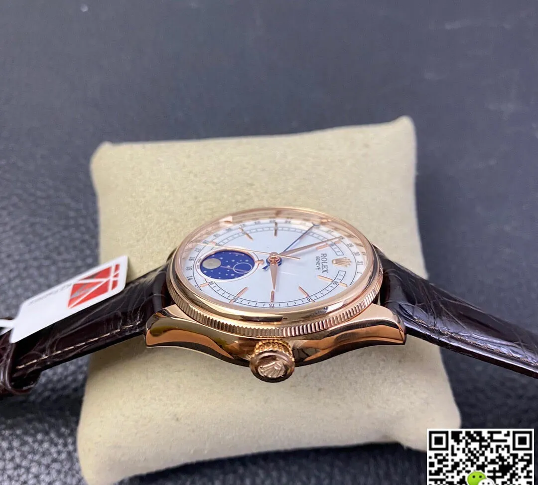 Rolex Cellini M50535-0002 KZ Factory 1:1 Best Edition Replica Watch Stainless Steel Bezel