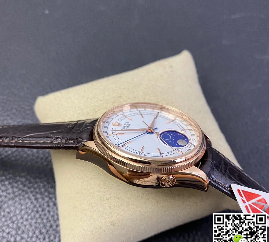 Rolex Cellini M50535-0002 KZ Factory 1:1 Best Edition Replica Watch Stainless Steel Bezel