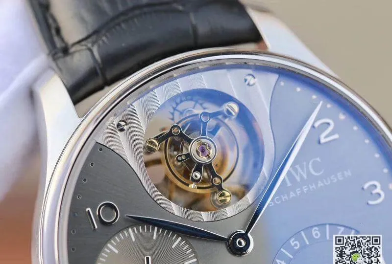 IWC Portuguese IW504210 Tourbillon 1:1 Best Edition Replica Watch Slate Gray Dial Swiss ETA Tourbillon Movement