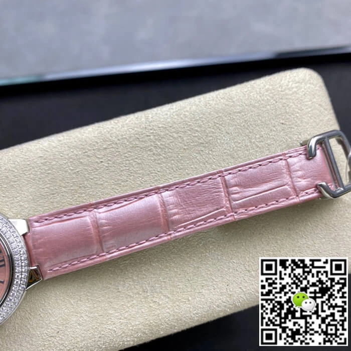 Ballon Bleu De Cartier 33MM V6 Factory 1:1 Best Edition Replica Watch Leather Strap