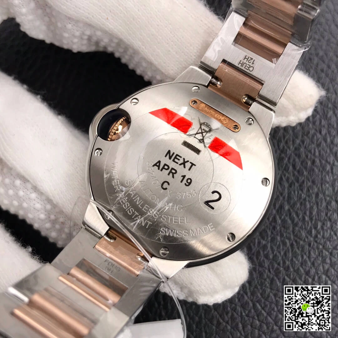 Ballon Bleu De Cartier 28MM V6 Factory 1:1 Best Edition Replica Watch V8 Silver Dial
