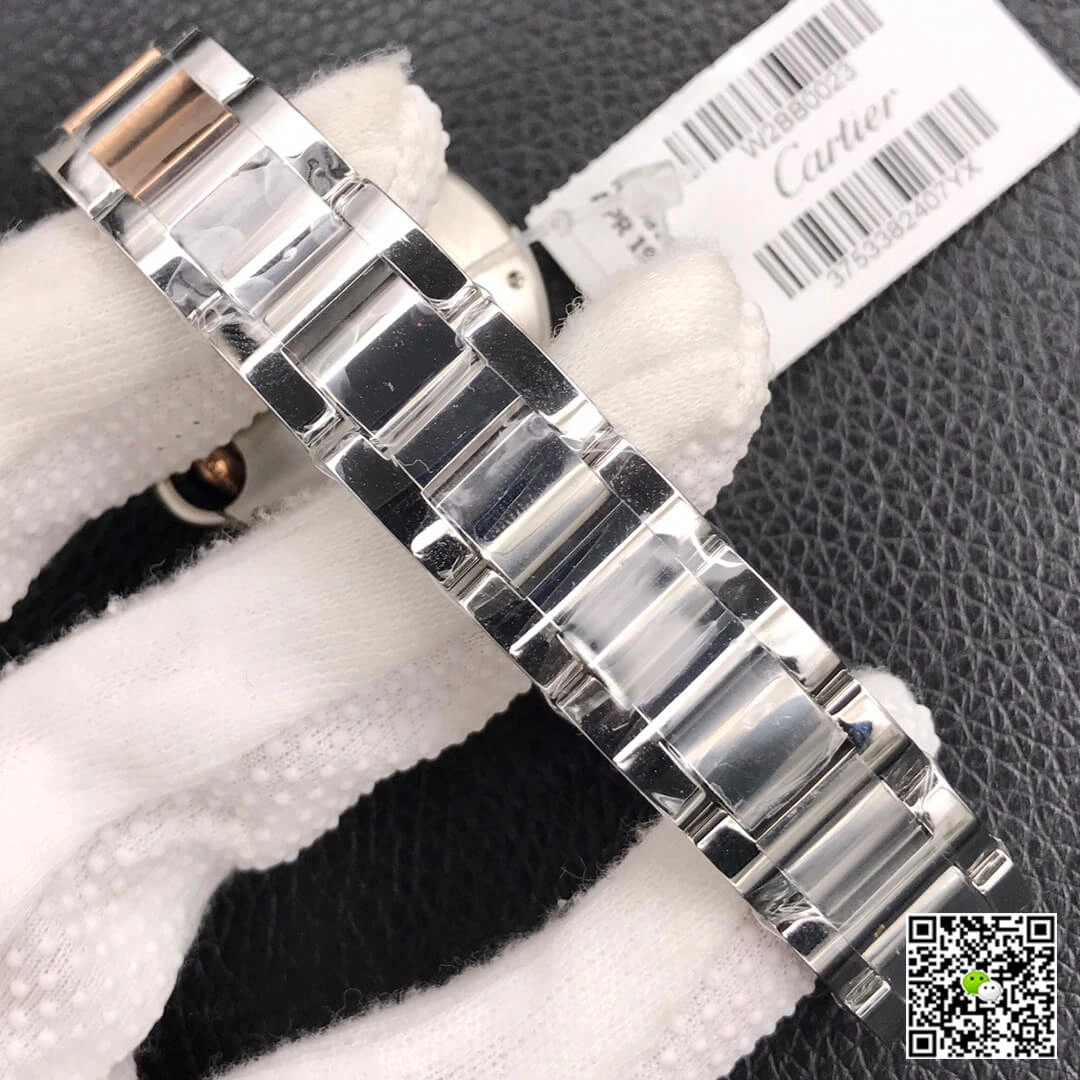 Ballon Bleu De Cartier 28MM V6 Factory 1:1 Best Edition Replica Watch V8 Silver Dial