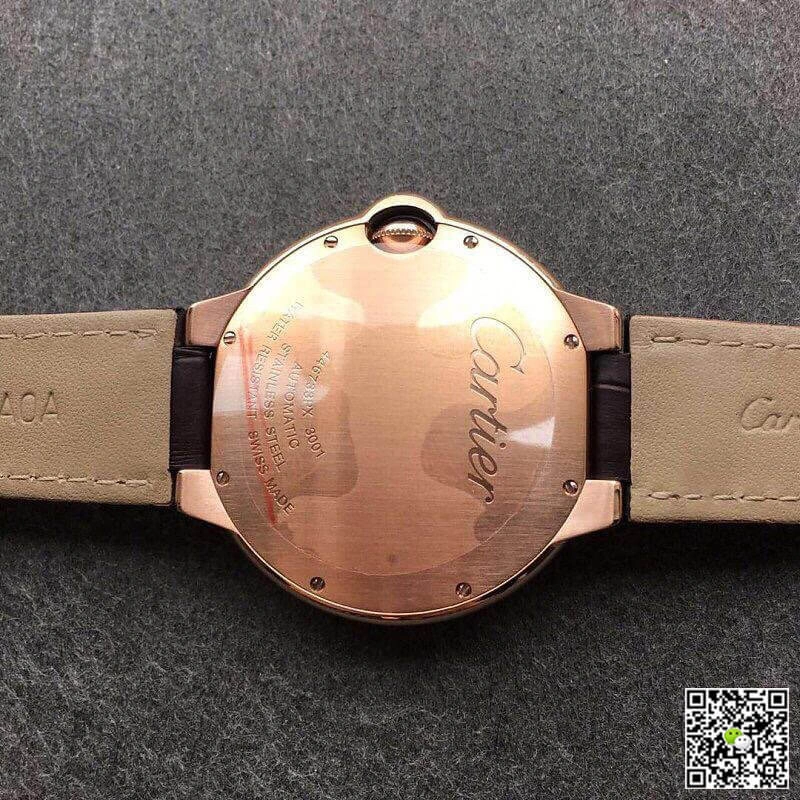 Ballon Bleu De Cartier W6920037 V6 Factory 1:1 Best Edition Replica Watch Black Dial