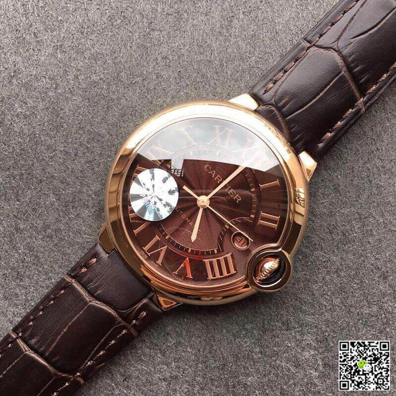 Ballon Bleu De Cartier W6920037 V6 Factory 1:1 Best Edition Replica Watch Black Dial