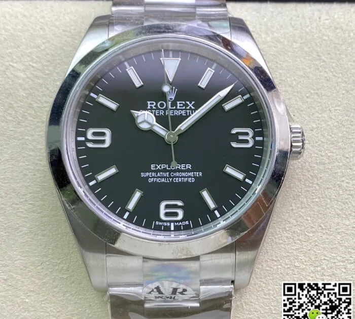 Rolex Explorer M214270-0003 39MM AR Factory 1:1 Best Edition Replica Watch Stainless Steel