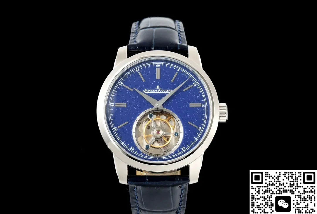 RMS Factory Jaeger LeCoultre Master Control 16634E0 Tourbillon Enamel dial 1:1 Best Edition Replica Watch