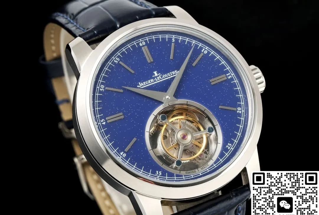 RMS Factory Jaeger LeCoultre Master Control 16634E0 Tourbillon Enamel dial 1:1 Best Edition Replica Watch