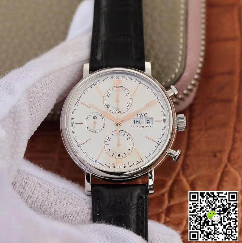 IWC Portofino Chronograph 42mm Multi-function IW391022 ZF Factory 1:1 Best Edition Replica Watch Swiss ETA7750