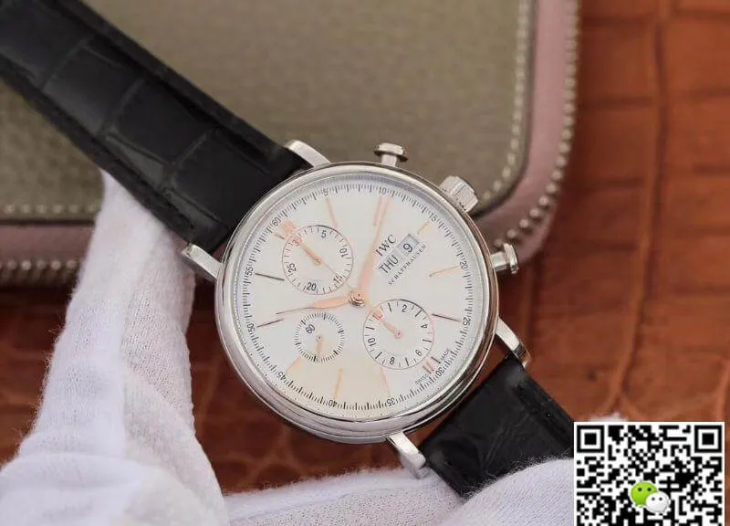 IWC Portofino Chronograph 42mm Multi-function IW391022 ZF Factory 1:1 Best Edition Replica Watch Swiss ETA7750