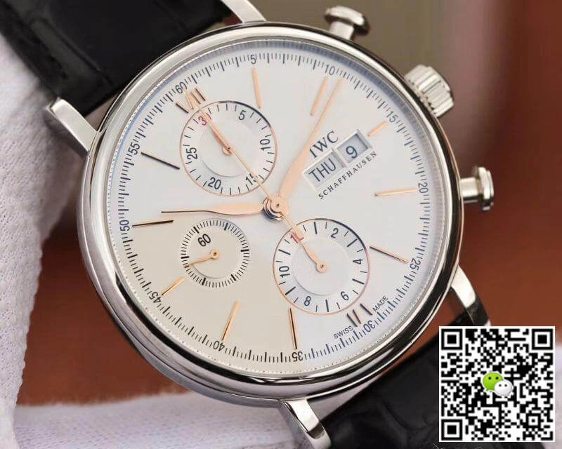IWC Portofino Chronograph 42mm Multi-function IW391022 ZF Factory 1:1 Best Edition Replica Watch Swiss ETA7750