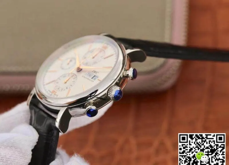 IWC Portofino Chronograph 42mm Multi-function IW391022 ZF Factory 1:1 Best Edition Replica Watch Swiss ETA7750