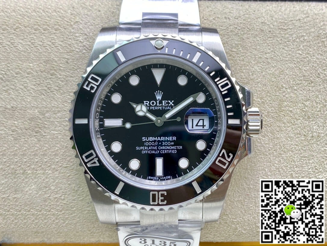 Rolex Submariner 116610LN-97200 Clean Factory 1:1 Best Edition Replica Watch V4 Black Dial