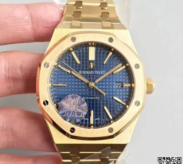 Audemars Piguet Royal Oak 15400OR JF Factory 1:1 Best Edition Replica Watch Gold Case