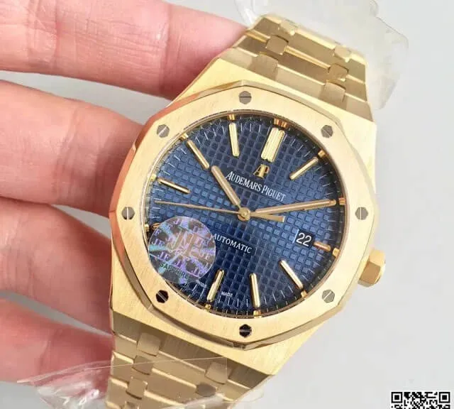 Audemars Piguet Royal Oak 15400OR JF Factory 1:1 Best Edition Replica Watch Gold Case