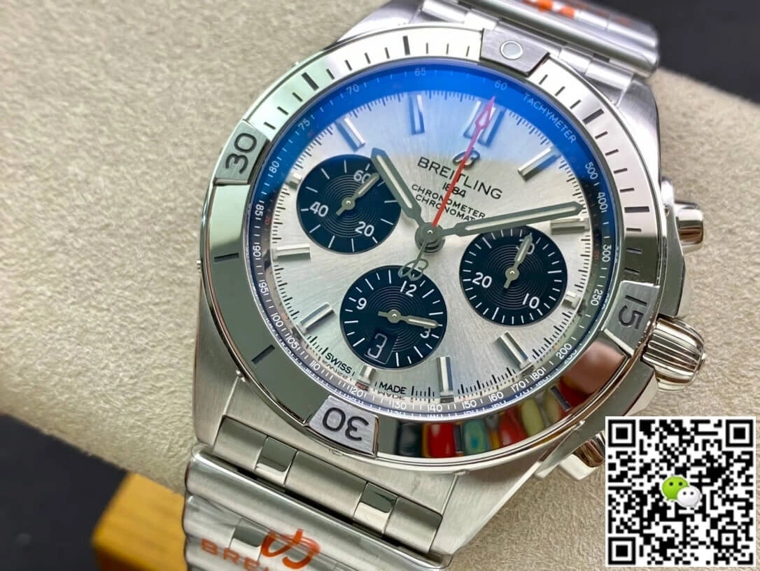 Breitling Chronomat AB0134101G1A1 GF Factory 1:1 Best Edition Replica Watch White Dial Swiss 7750