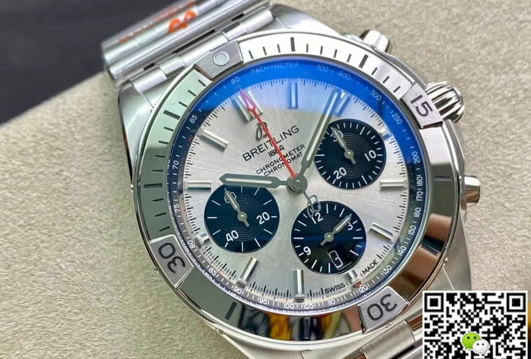 Breitling Chronomat AB0134101G1A1 GF Factory 1:1 Best Edition Replica Watch White Dial Swiss 7750