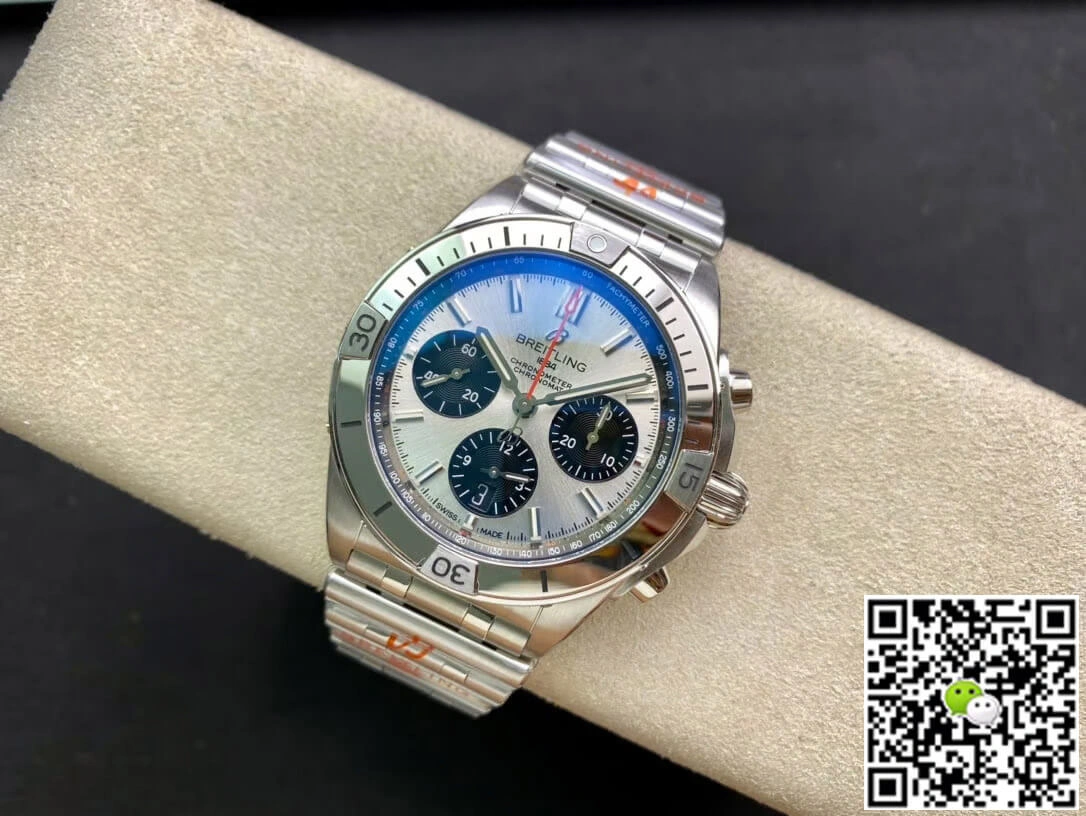Breitling Chronomat AB0134101G1A1 GF Factory 1:1 Best Edition Replica Watch White Dial Swiss 7750