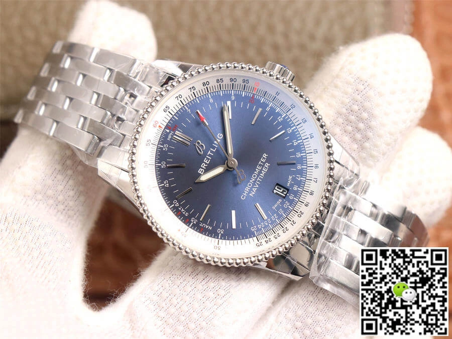 Breitling Navitimer Automatic 38 A17325211C1A1 KOR Factory 1:1 Best Edition Replica Watch Stainless Steel