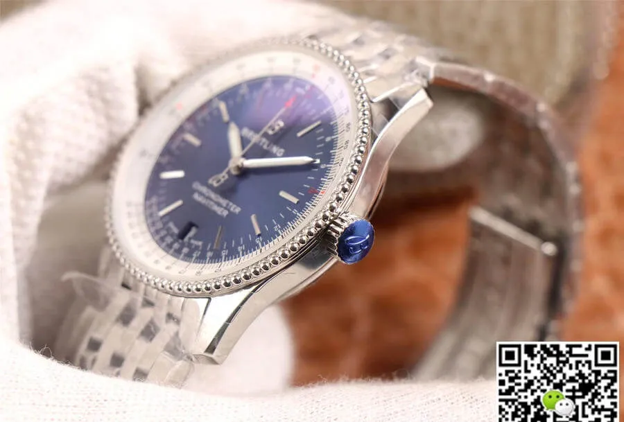 Breitling Navitimer Automatic 38 A17325211C1A1 KOR Factory 1:1 Best Edition Replica Watch Stainless Steel