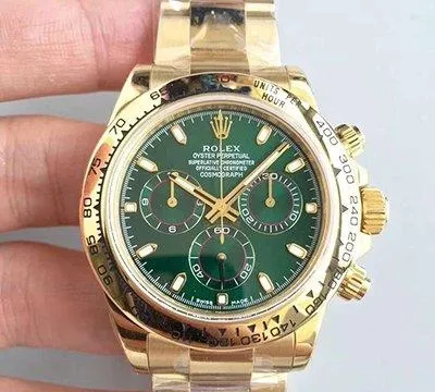 Rolex Daytona Cosmograph 116508 AR Factory Green Dial 1:1 Best Edition Replica Watch Swiss ETA4130