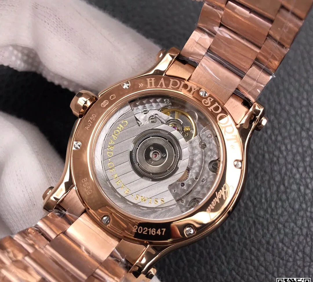 Chopard Happy Diamonds 274808-5004 YF Factory 1:1 Best Edition Replica Watch Stainless Steel Bezel