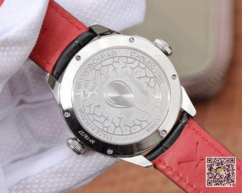 Konstantin Chaykin Joker V2 Version 1:1 Best Edition Replica Watch White Joker Dial Red Inner Bezel Swiss NH35A 24J