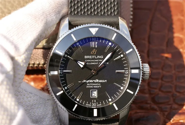 Breitling Superocean Heritage II AB2010121B1S1 GF Factory 1:1 Best Edition Replica Watch Black Strap