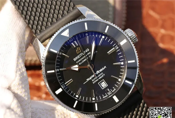 Breitling Superocean Heritage II AB2010121B1S1 GF Factory 1:1 Best Edition Replica Watch Black Strap
