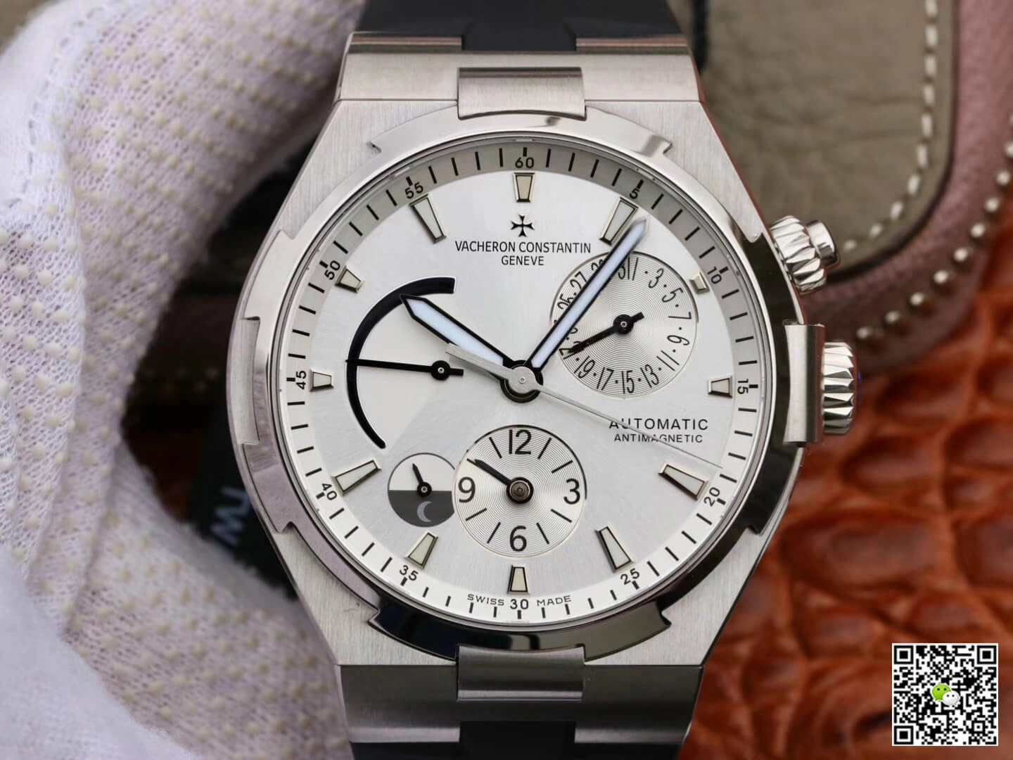 Vacheron Constantin Overseas 47450 B01A-9226 TWA Factory 1:1 Best Edition Replica Watch Silver Strap