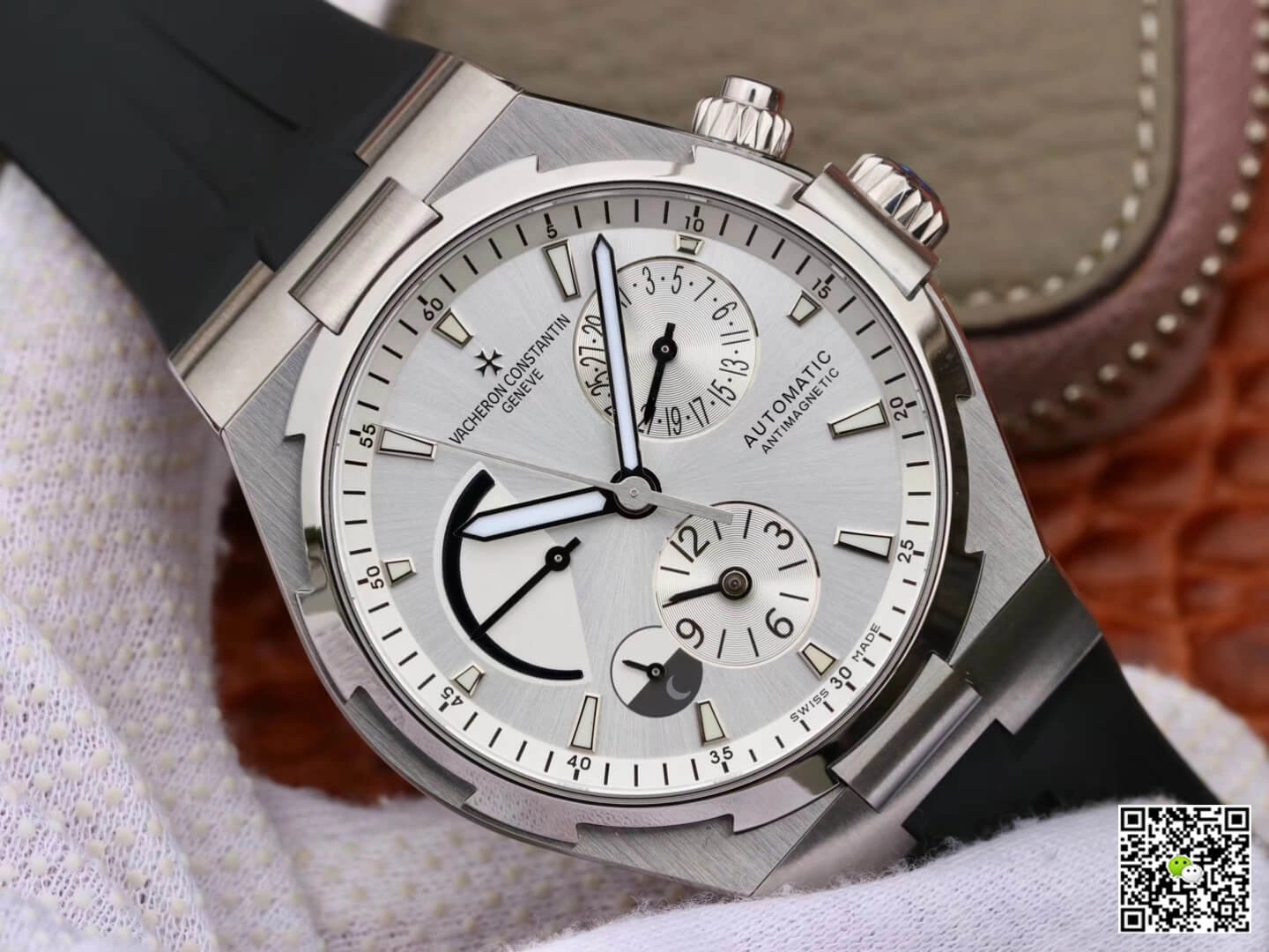 Vacheron Constantin Overseas 47450 B01A-9226 TWA Factory 1:1 Best Edition Replica Watch Silver Strap