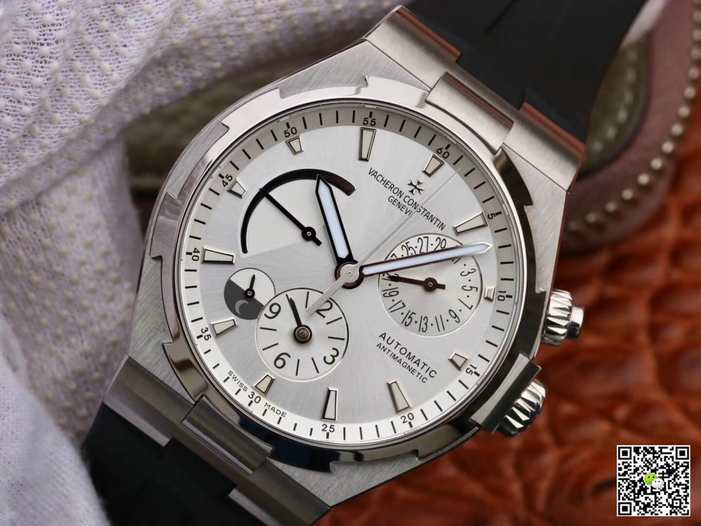 Vacheron Constantin Overseas 47450 B01A-9226 TWA Factory 1:1 Best Edition Replica Watch Silver Strap