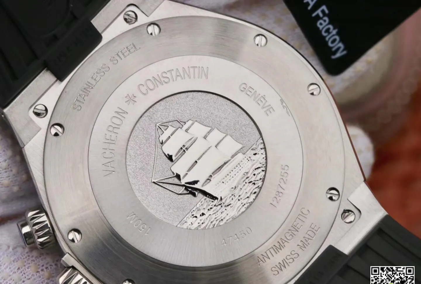 Vacheron Constantin Overseas 47450 B01A-9226 TWA Factory 1:1 Best Edition Replica Watch Silver Strap