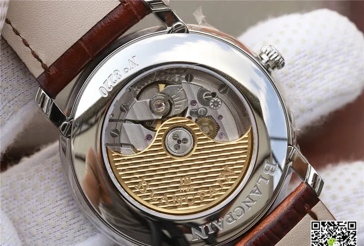 Blancpain Villeret 6654-1113-55B OM Factory 1:1 Best Edition Replica Watch V2 Brown Strap