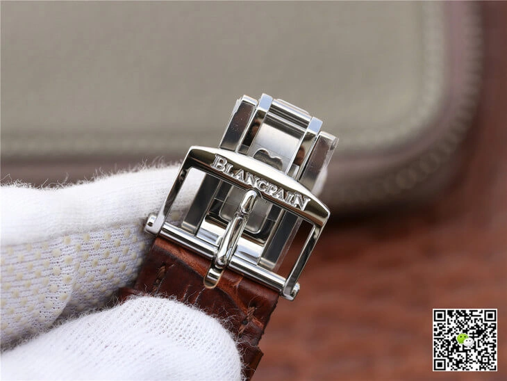Blancpain Villeret 6654-1113-55B OM Factory 1:1 Best Edition Replica Watch V2 Brown Strap